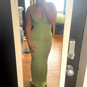 green formal/prom dress